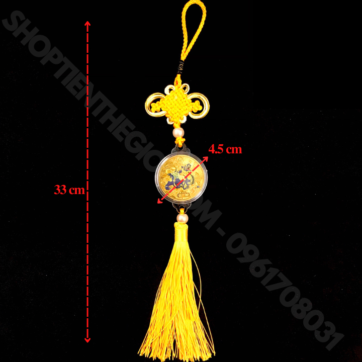 Dây Treo Xu Tỳ Hưu mạ vàng in màu - SP005940